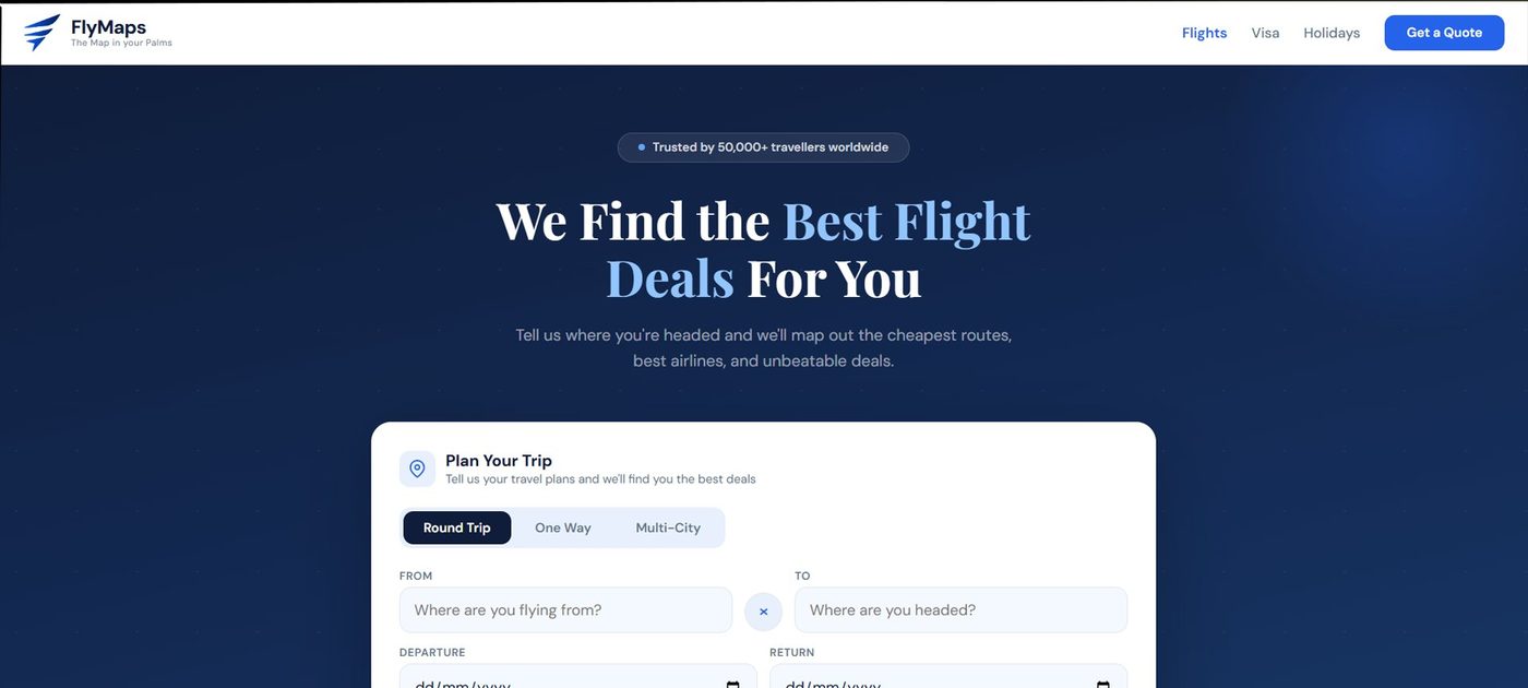 FlyMaps Global website